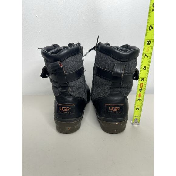 Ugg Women’s Black Kesey Waterproof Boot Size 7 - Picture 6 of 11